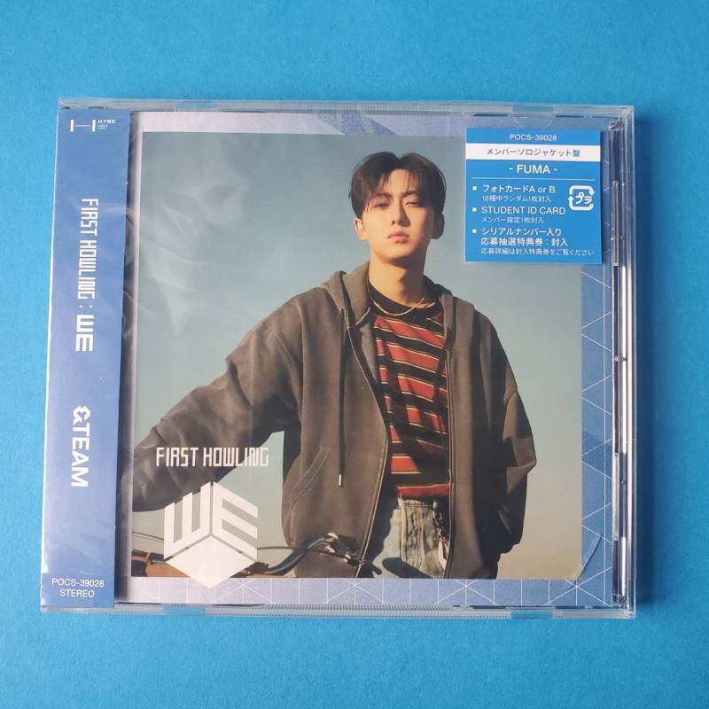&TEAM First Howling : WE Solo Jacket Ver. CD Japan Limited K-POP