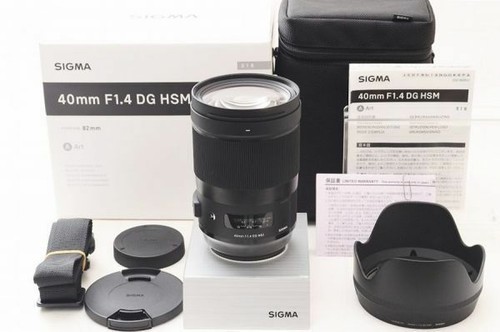 Sigma Art 40mm F1.4 DG HSM Nikon-F Mount Cine Lens - Black for