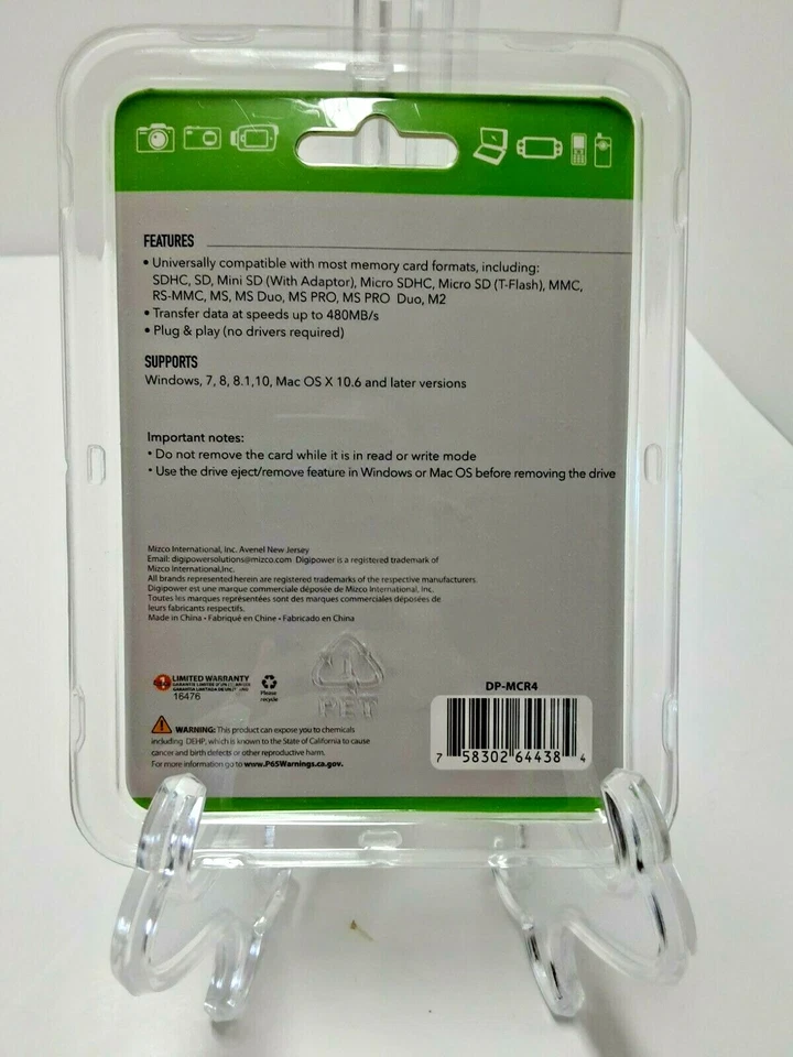 New Digipower Universal 42-in-1 Multi-Card Reader / Writer USB-A 2.0 Port - Image 4 of 4