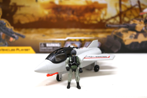 Playset da combattimento speciale con veicoli militari action figure e accessori (3+) - Foto 8 di 11