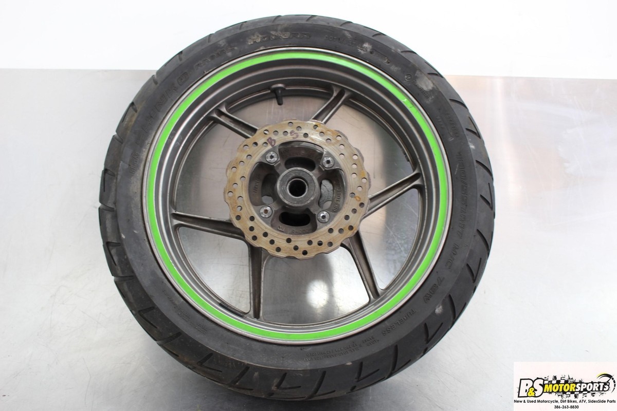 ロリー 2005 Kawasaki Ninja Zx6r 636 Rear Wheel Back Rim W Tire Rotor Zx6