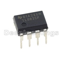 50 PCS TL082 IC TI DIP 8 JFET-INPUT OPERATIONAL AMPLIFIERS NEW