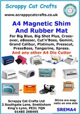 A4 Magnetic Mat & Embossing Mat for Gemini & A4 Die Cutter Scrappy Cat SREMA4 8