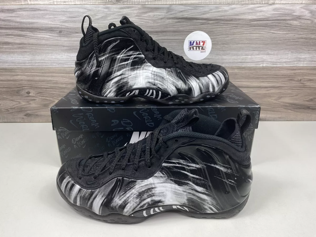 **NEW Men's Nike Air Foamposite ONE 'Dream A World' Black White DM0115-002