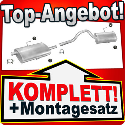 Auspuff für RENAULT GRAND ESPACE 3 III 2.0 115PS Auspuffanlage