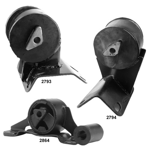 Engine Motor Mounts & Auto Trans Mount 3PCS for Jeep Grand Cherokee 95