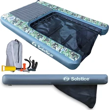 Inflatable Pup Plank CAMO SPORT Dog Float Floating Ramp Ladder for Pool Boat