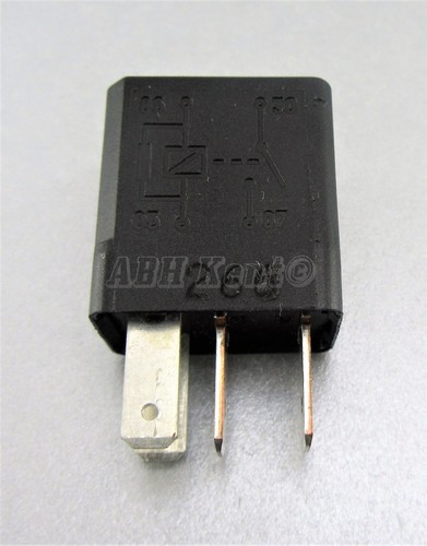 188-Fiat Alfa Romeo (00-16) 4-Pin Mehrzweck Schwarz Relais 46520421 20A A727 - Picture 4 of 7