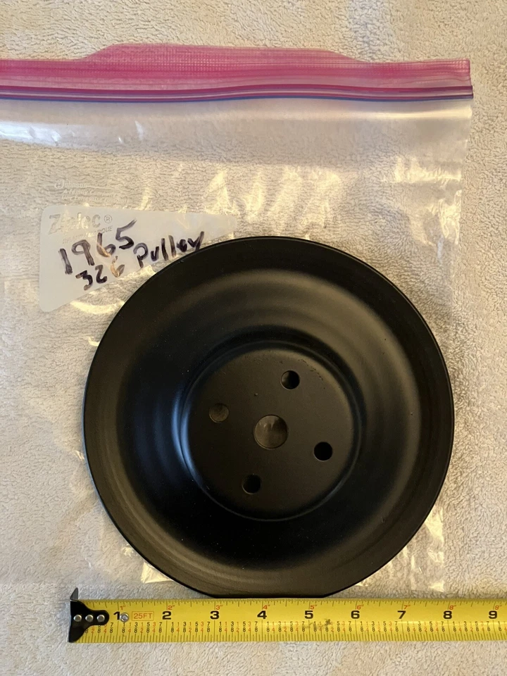 1965 Pontiac Tempest LeMans GTO polia de bomba de água ranhura única 544595 - Imagem 2 de 4