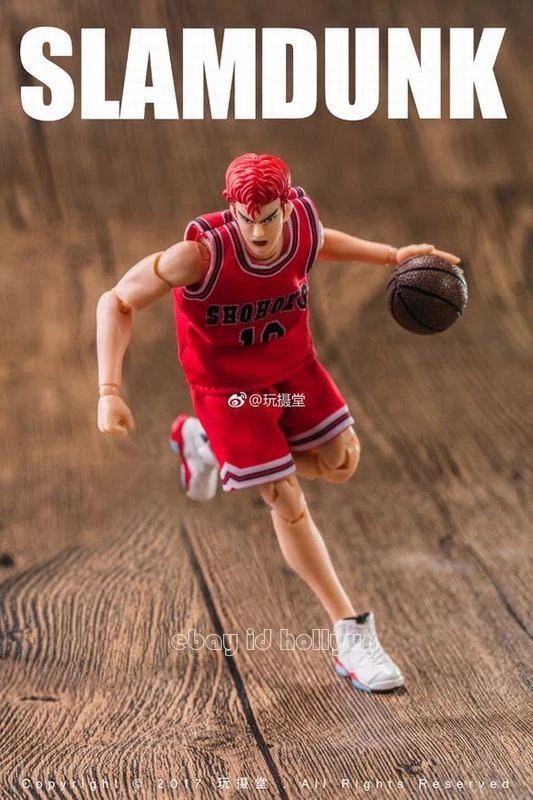 Boneco de ação Dasin modelo anime Shohoku Hanamichi Sakuragi decoração colecionador 19cm - Imagem 4 de 4