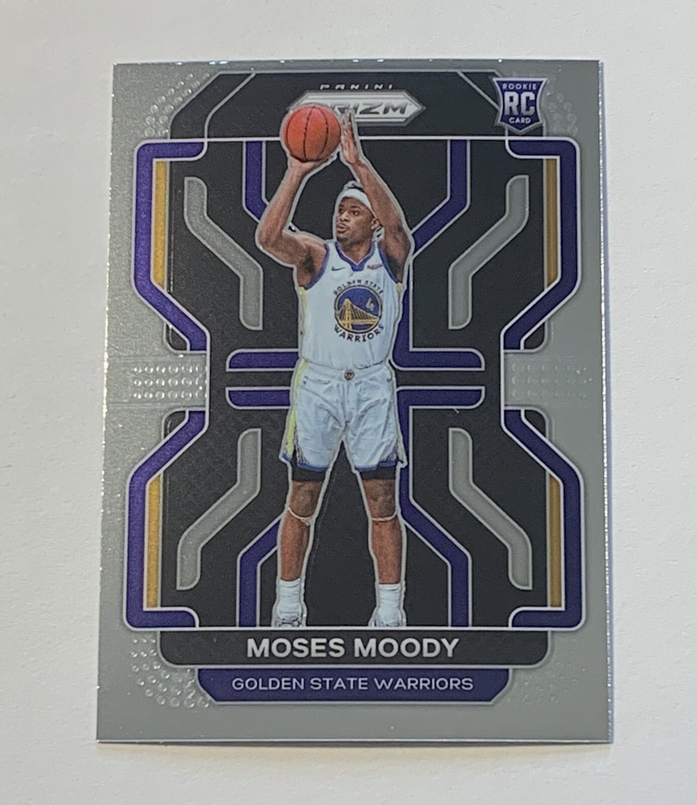 2021-22 Panini Prizm Moses Moody RC #308 Golden State Warriors
