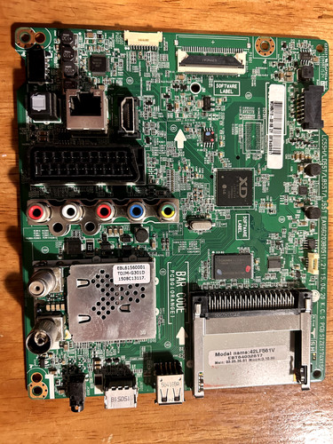 HAUPT AV PLATINE FÜR LG 42LF561V LCD TV EAX66203805 1.2 EBT64032617