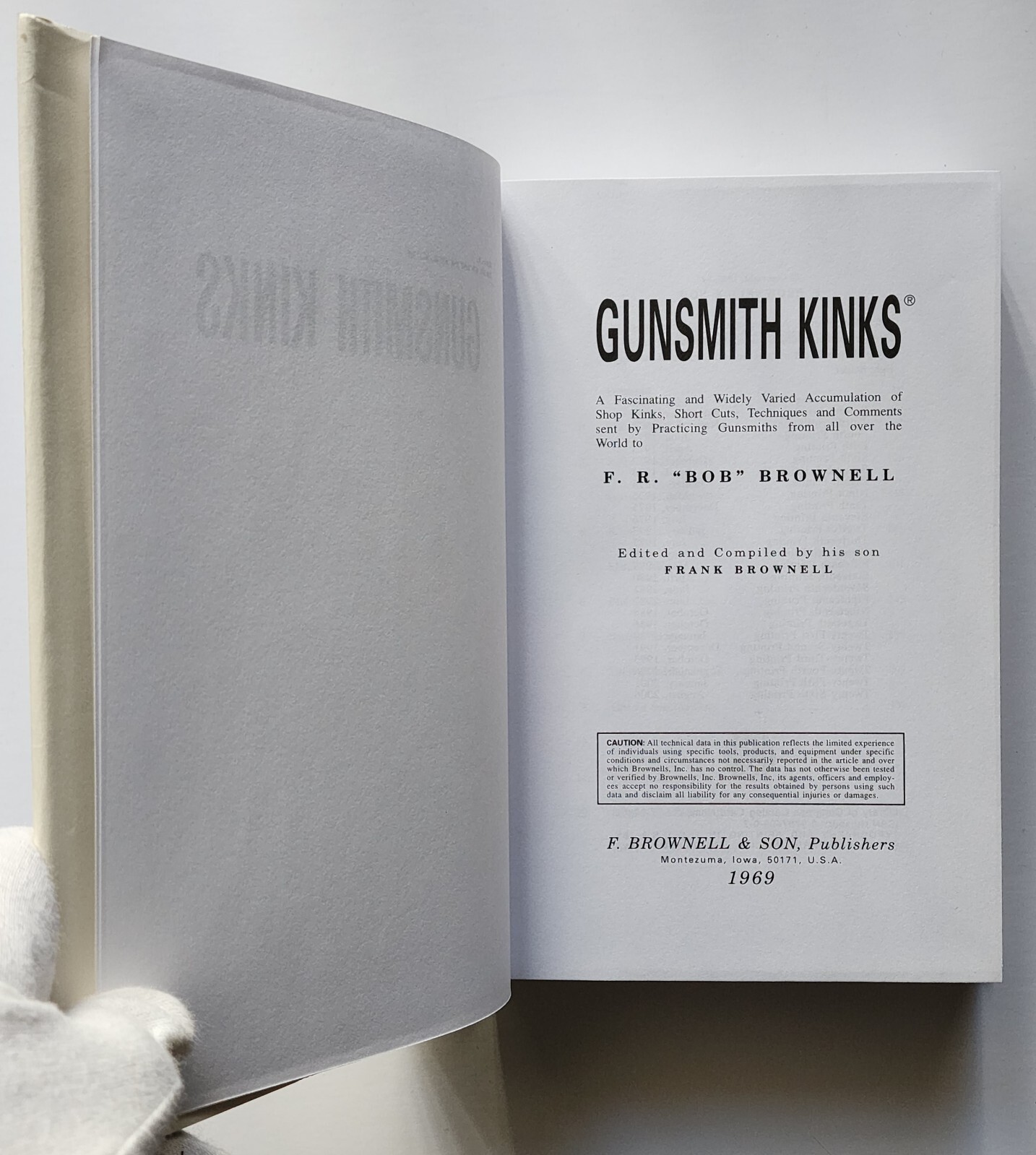 Gunsmith+Kinks+by+F.+R.+22Bob22+Brownell+28Hardcover29 for sale online eBay
