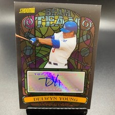 2008 Stadium Club #BTA DY Delwyn Young Beam Team Autographs Los Angeles Dodgers