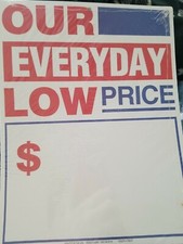 Our Everyday Low Prices Display Sale Price Signs 8.5 X 11
