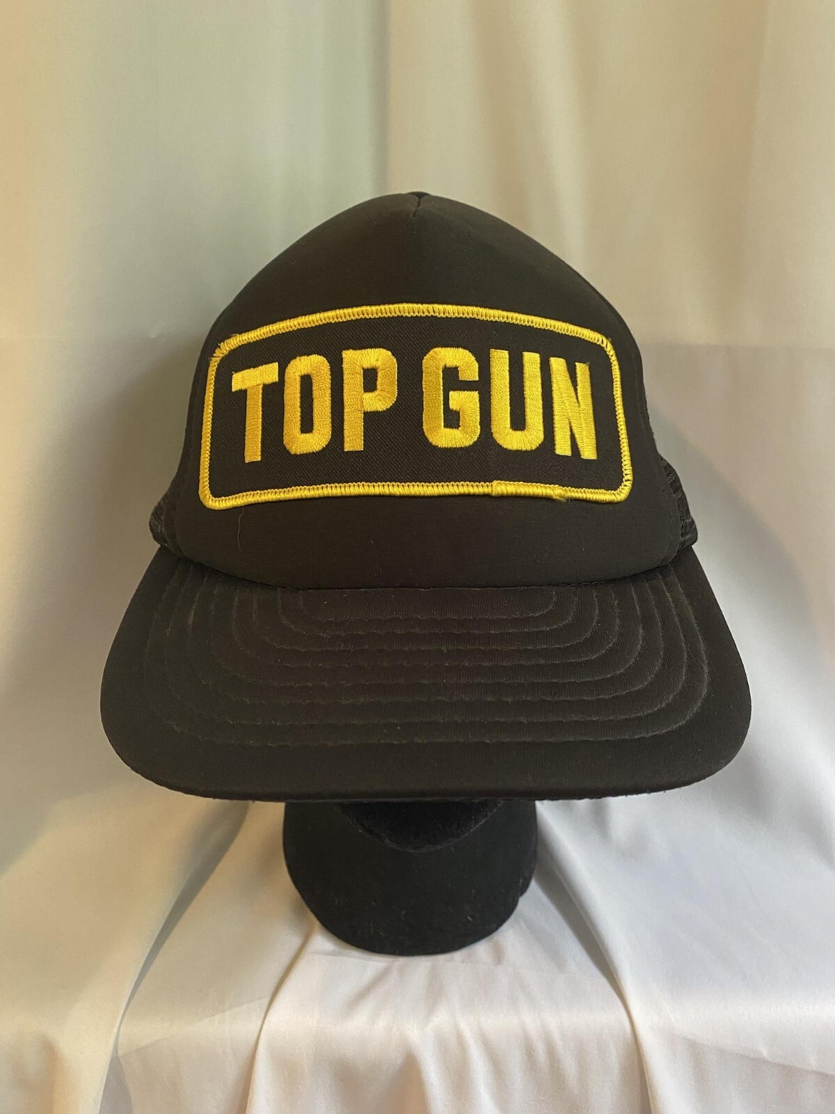 Vintage Top Gun Patch Trucker Snapback Hat Gem