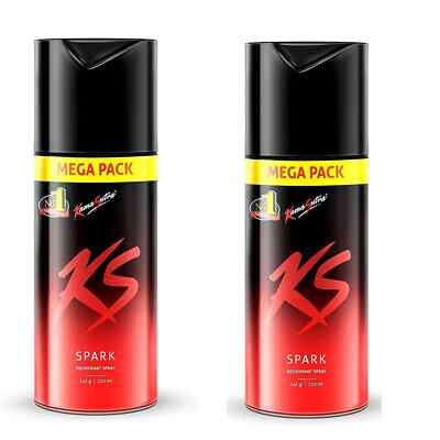 x 220ml Kamasutra spark deodorant spray for men spicy and