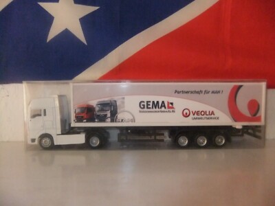 XXL Werbetruck 1:64 MAN TGA SZ Koffer Gema