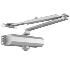 150lbs Commercial Door Closer Heavy Duty Residential Hydraulic Auto Silver