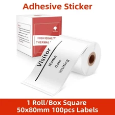 Phomemo Multi-Purpose Square Self-Adhesive Label for Phomemo M110 Label Printer