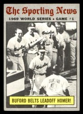 1970 Topps Baseball #305 World Series Game 1 (Buford Belts ...) VG *e3