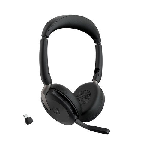 Jabra Evolve2 65 Flex - Wireless Stereo Headset with Bluetooth, Noise-cancelling - Afbeelding 2 van 10