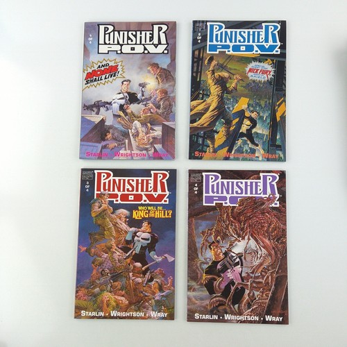 Punisher POV #1-4 Complete Set TPB 1 2 3 4 Lot Wrightson (1991 Marvel Comics)