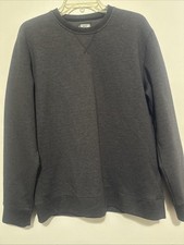 32 Degrees Heat Mens Gray Long Sleeve Crewneck Sweatshirt Size M