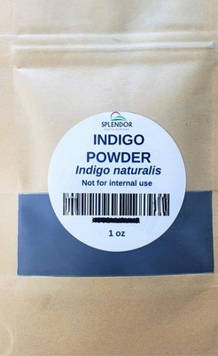 Indigo Powder - 1 oz, Indigo Naturalis - Natural Indigo Blue Powder Dye for S...