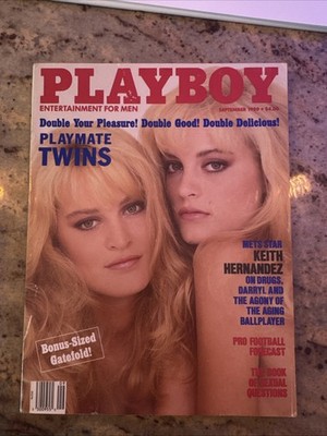 Playboy Magazine September 1989 Playmates: No Centerfold !