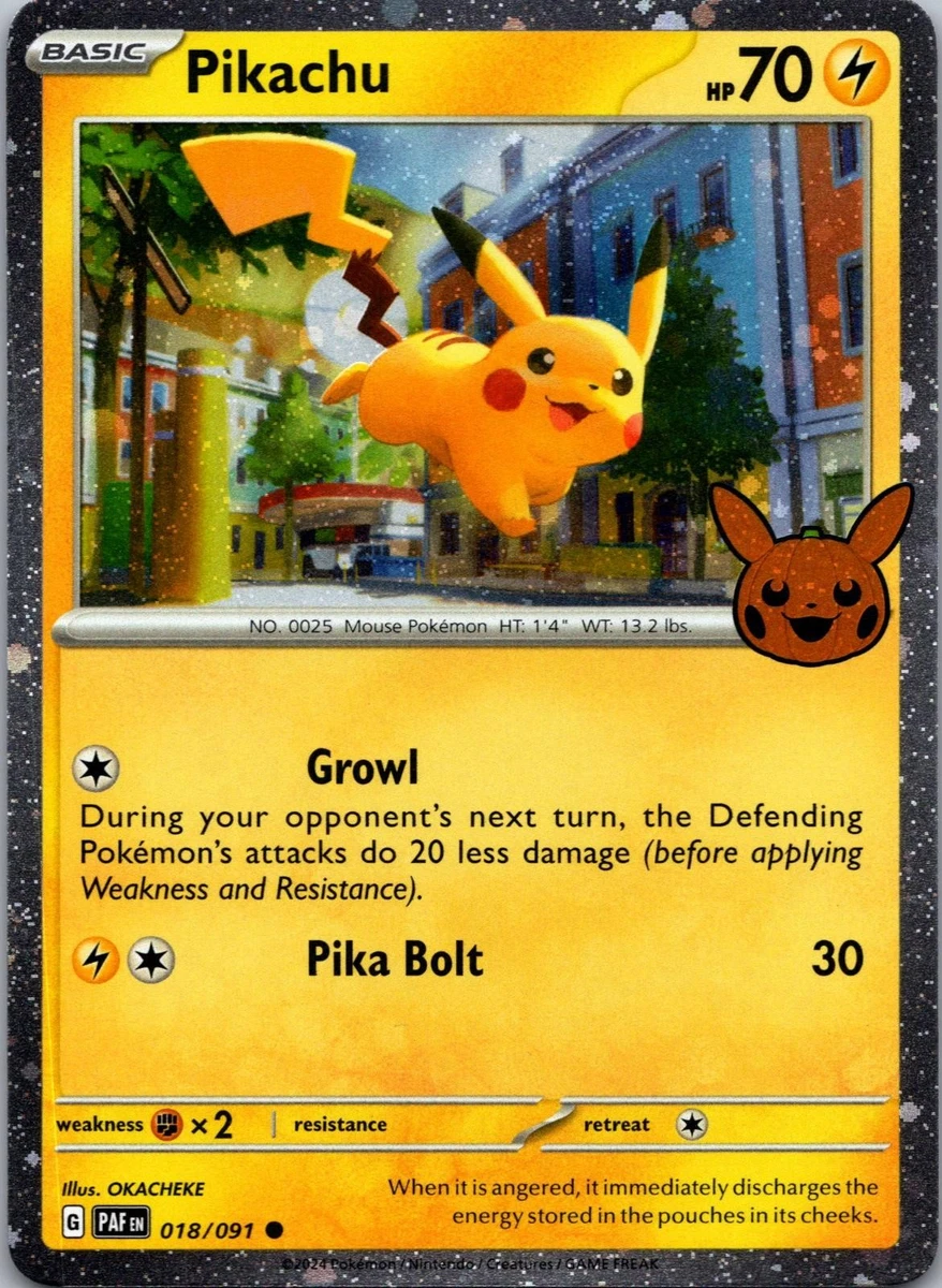 Pikachu 018/091 Trick or Trade Booster Bundle 2024 for sale | eBay