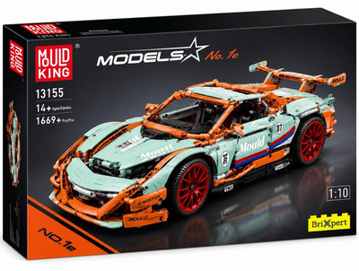 Mould King Models No.1e 13155 Steckbausteine Auto 1669+ Teile Lenkung