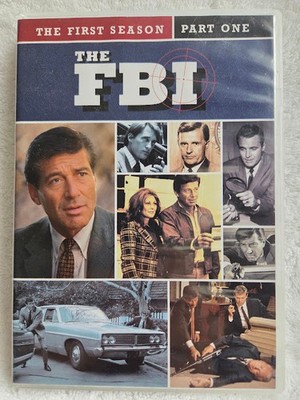 The FBI: the First Season Part One (DVD, 1965) Discs Handled by Edges Only