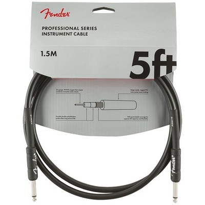 Instrumentenkabel Fender Pro Series 1,5 m BLK Audio Kabel Gitarre NEU