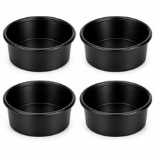 GINDOOR 4Pcs Rubber Feed Pan, 1 Gallon Horse Feed Bucket Utility Feed Bucket,...
