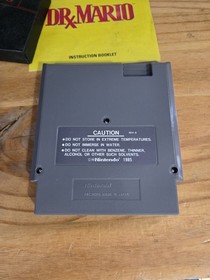 Dr. Mario (Nintendo Entertainment System, 1985) NES with instruction manual 
