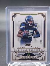 RICHARD SHERMAN 2025 NATIONAL TREASURES FOOTBALL #93 /35 SEAHAWKS Q5454