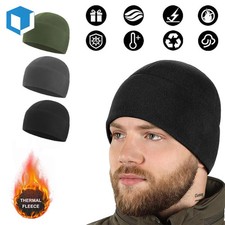 1/2PCS Tactical Thermal Military Skull Cap Windproof Warm Fleece Ski Beanie Hat
