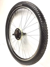 27.5" Bicycle Rear Black Wheel  QR 7s Freewheel  2.10" Tire Mountain Bike #A83