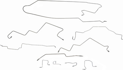 DORMAN 919-263 Stainless Steel Brake Line Kit For 98-99 Dodge 1500