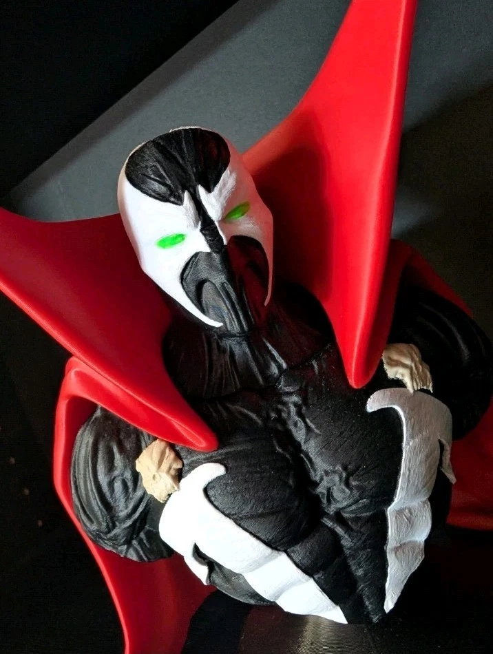 Estatua de Spawn. Busto de Spawn de Image Comics. Cómic personalizado coleccionable. Foto 3 de 4