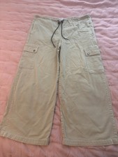 Vintage Kik Girl Drawcord cargo pants 90s Y2K baggy skater rave