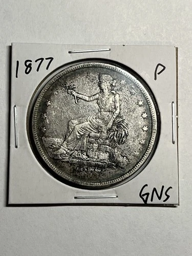 1877-P Trade Silver Dollar $1 XF Details Tough Type Coin