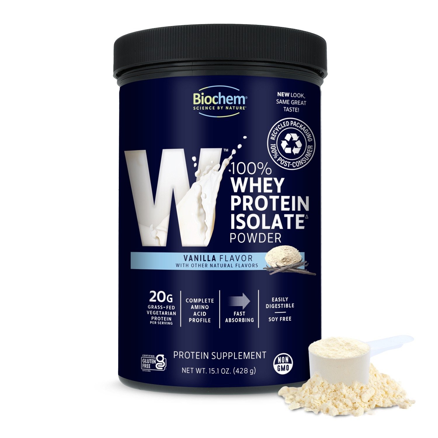 Biochem 100 Whey Protein-Vanilla 149 унций порошка 7190₽