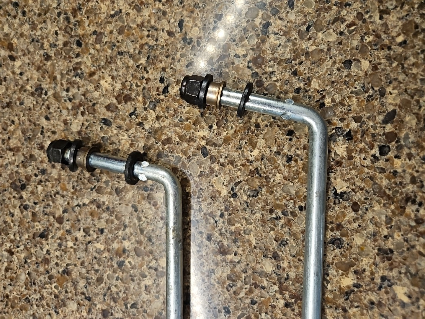 AB Lounge Sport tension bars & Hardware & End Caps Replacement Parts ONLY