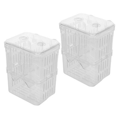 clear floating box for fish tank Kirmoo Breeding Isolation Aquarium Plastic Mesh Hatchery Incubator Breeder Box for Baby Fish Betta Shrimp Clownfish Guppy (Yellow, Medium) : Pet Supplies Kraken Reef feed cup is a convenient and hassle FishTank Separation Breeder Box Clear