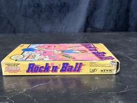 Rock 'n' Ball (NES, 1990), Box, Manual, and Sleeve