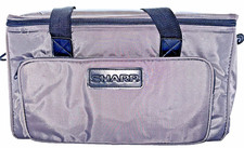 Sharp Large Grey Camcorder Bag W Strap Padded 17  x7  x9  