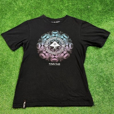 LRG T-Shirt Erwachsene klein schwarz Grafikdruck Skate Skateboarding leicht...