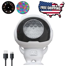 USB Christmas Astronaut Projector Party Light Indoor Xmas Decor Kids Gifts